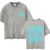 T-shirt Vintage Lavé System Of A Down Homme Rétro Rock Metal T-shirts Oversize Homme Décontracté Coton Haute Qualité