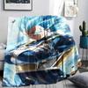 Dragon Ball Character Poster Print Flannel Blanket,High quality Comfortable for All Seasons,Home Decor,Warmth and Comfort,Perfect for Christmas Gifts