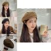Classic Chic Winter Beret For Women Soft Cotton Blend Warm And Windproof