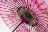 Yamamoto Bamboo Craftsman Japanese Silk Sakura Jointed Dancing Umbrella (YAMAMOTOTAKIZAYIKUYA) Umbrella, Umbrella, Painting, Pattern, (Pink)