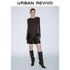 UR Women's Slim-Fit Button-Embellished Knit Bodysuit