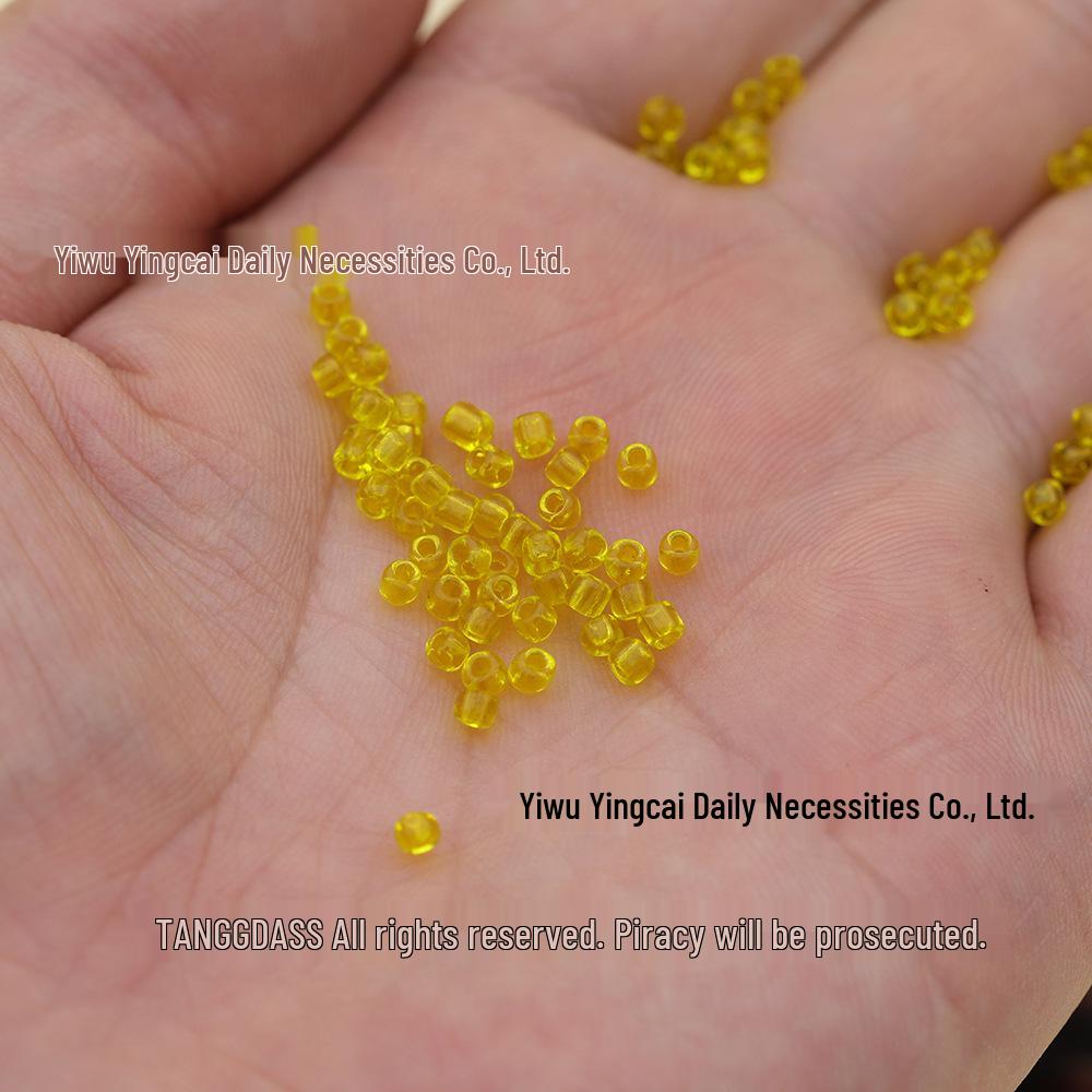 Multicolor Transparent Glass Beads 2/3/4mm for DIY Jewelry Making - Bracelet & Necklace Craft Supplies