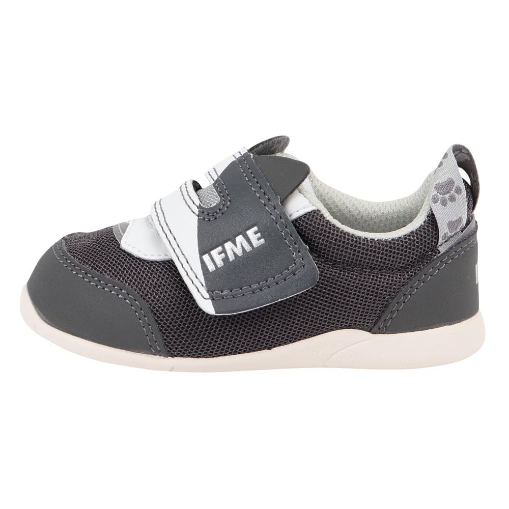 Baby Shoes Cat Sneakers GREY Cm 3E [IFME] 15.0