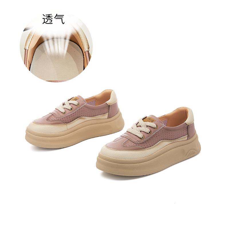 

Small size 34 large size 41 leather little white shoes women s 2025 spring and summer new ethnic style retro board shoes women s casual women s shoes 41