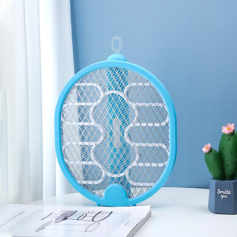 

3 в 1 электрическая ракетка от комаров перезаряжаемая Usb убийца против комаров мухобойка светодиодный ночник ловушка для насекомых Zapper для дома и улицы синий