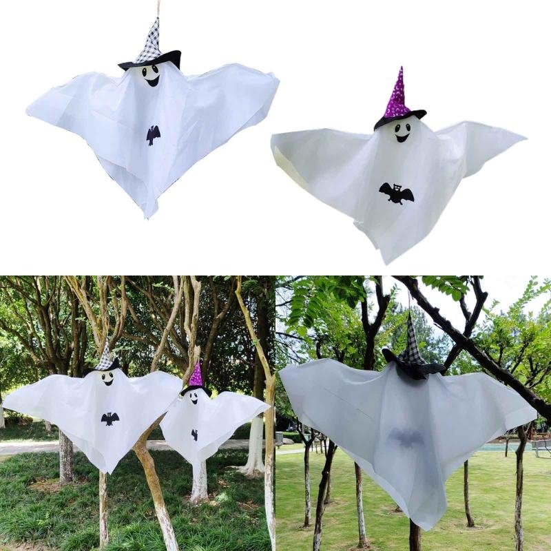 Horror Halloween Ornament Outdoor Geist Spukhaus Flucht Gruseliger Hängeanhänger für Vorgarten Terrasse Dekoration Requisiten