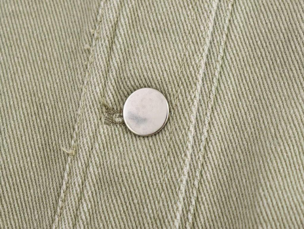 Women's European & American Style French Design Washed Shirt Jacket