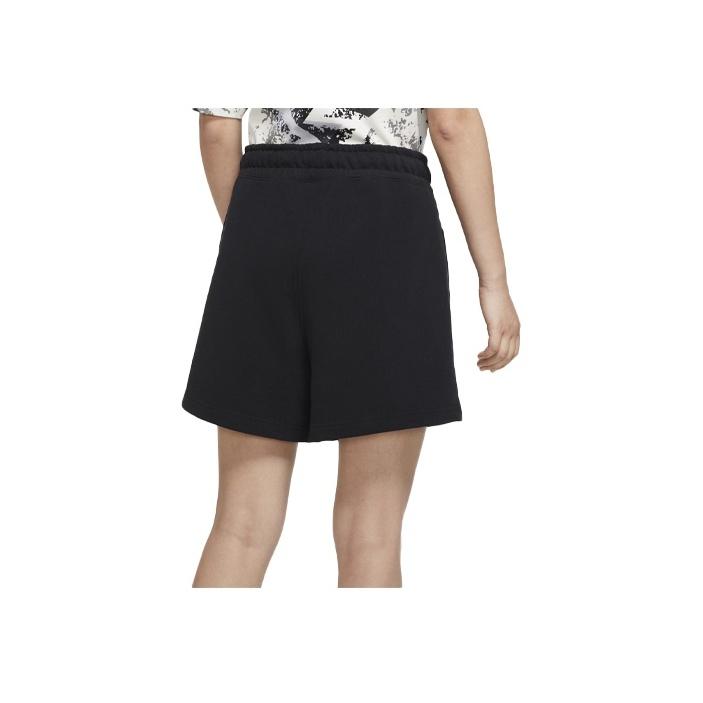 Jordan Essentials Logo Drawstring Sport Shorts Women Bottoms Black DM3243-010