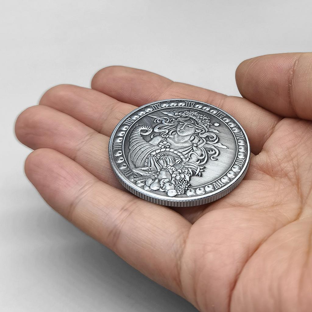 Monete d'Argento Zodiacali, Dodici Segni Zodiacali, Monete Creative, Capricorno, Leone, Vergine, Regali in Metallo