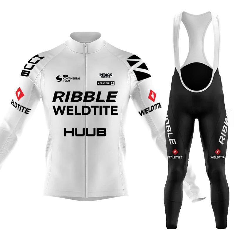 Nowy 2026 Jesień Oddychający Garnitur Rowerowy Zespół Tour De France Długi Rękaw Górska Szosowa Wąski Krój Oddychający Szybkoschnący