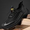 Men's Shoes 2025 New Summer Men's Elastic Band Casual Sports Shoes Comfortable Large Size Breathable Mesh Shoes Tide