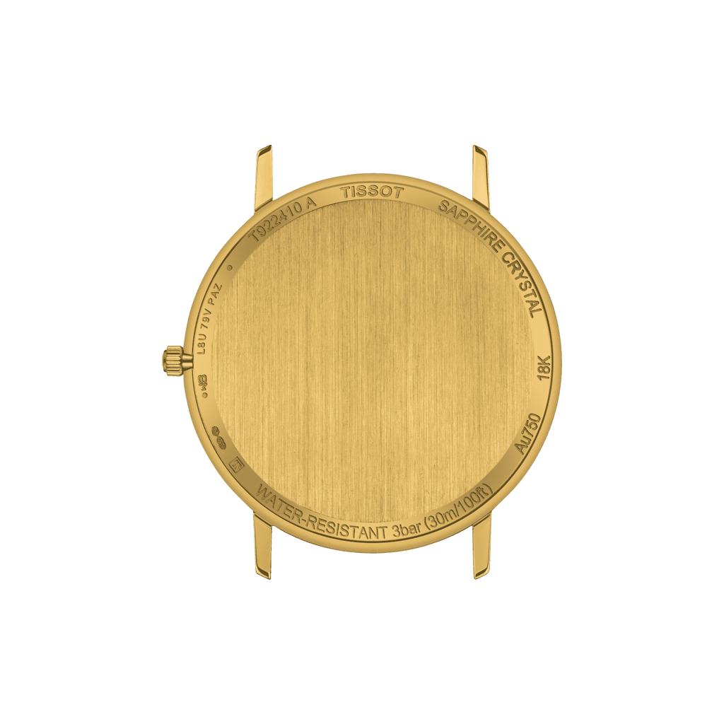 Tissot Leather Strap Champagne Dial Men's Fashion Watch T922.410.16.021.00