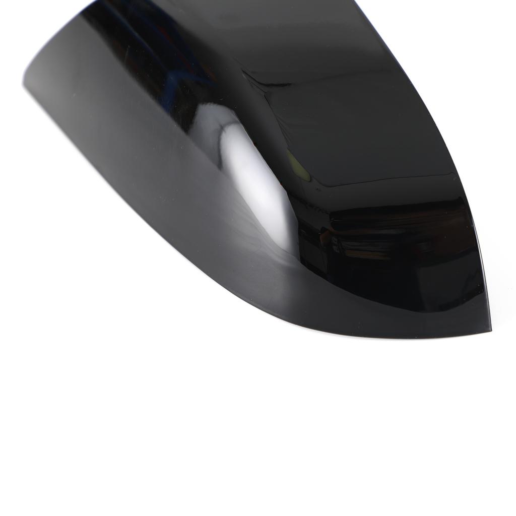 2x Black Rear View Side Mirror Cover Caps For BMW X3 X4 X5 X6 G01 G02 G05 G06