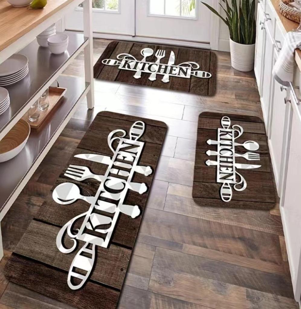 Fashion Simple Nordic Style Kitchen Mat  Carpet House Hold Carpet Modern Home Decor