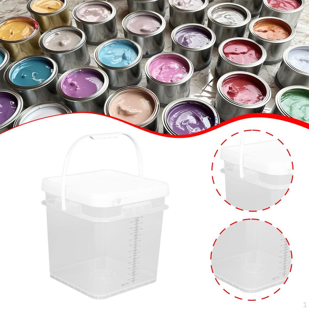 Leakproof Paint Bucket Holder for Mixing and Fishing Use