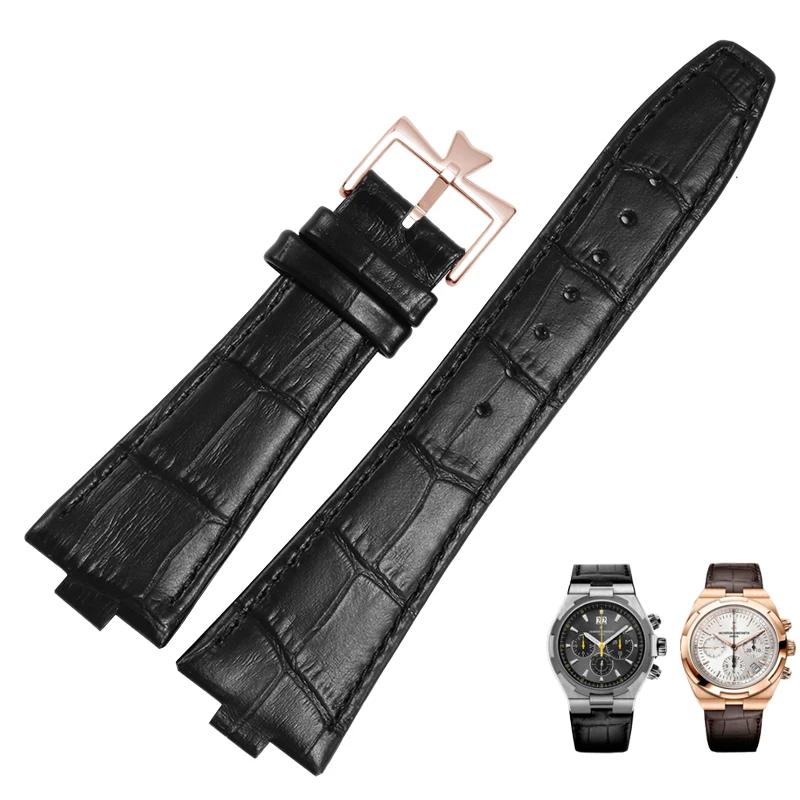 25*8 мм натуральная кожа мужской ремешок для часов Vacheron Constantin OVERSEAS Series — фото 13