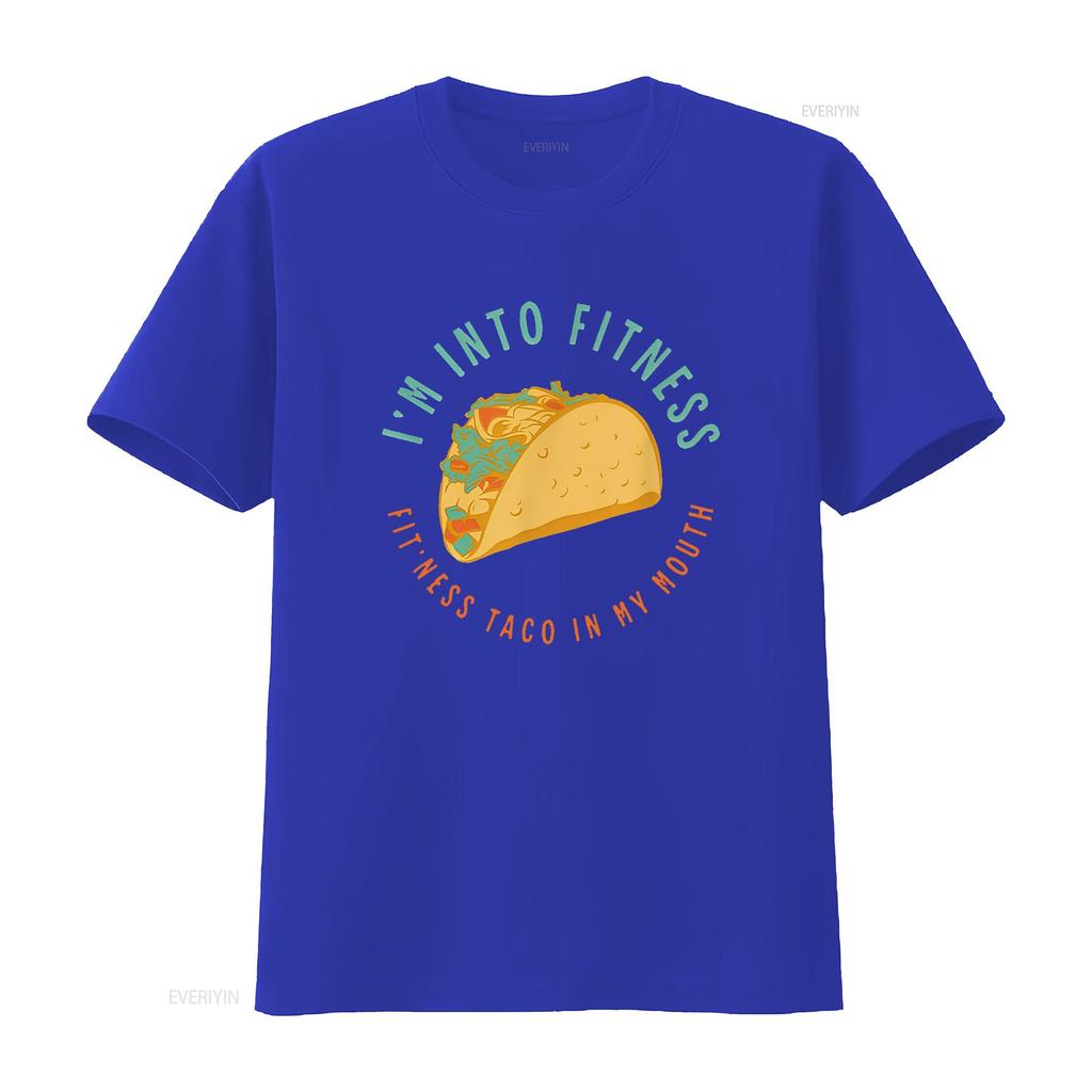 I M INTO FITNESS TACO In My Mouth Tacos Mexican Fo Women s  T Shirt Chic and Modern vintage Washed graphic