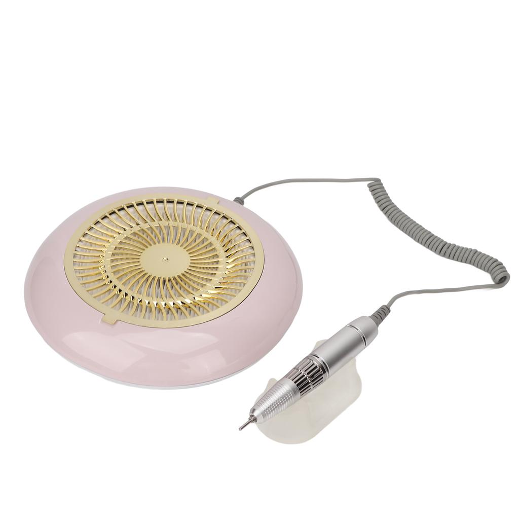 60W 2 In 1 Nail Art Machine 35000RPM Nail Drill Pen Nail Dust Vacuum Collector Machine 100‑240V