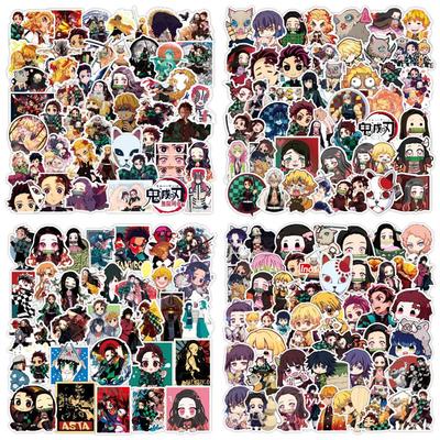 200PCS Classic Anime Stickers Waterproof Funny Stickers Cartoon Graffiti Stickers for Water Bottles