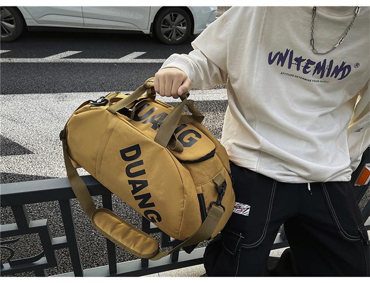 Lightweight Large Capacity Travel Bag with Wet/Dry Separation for Short Trips and Sports