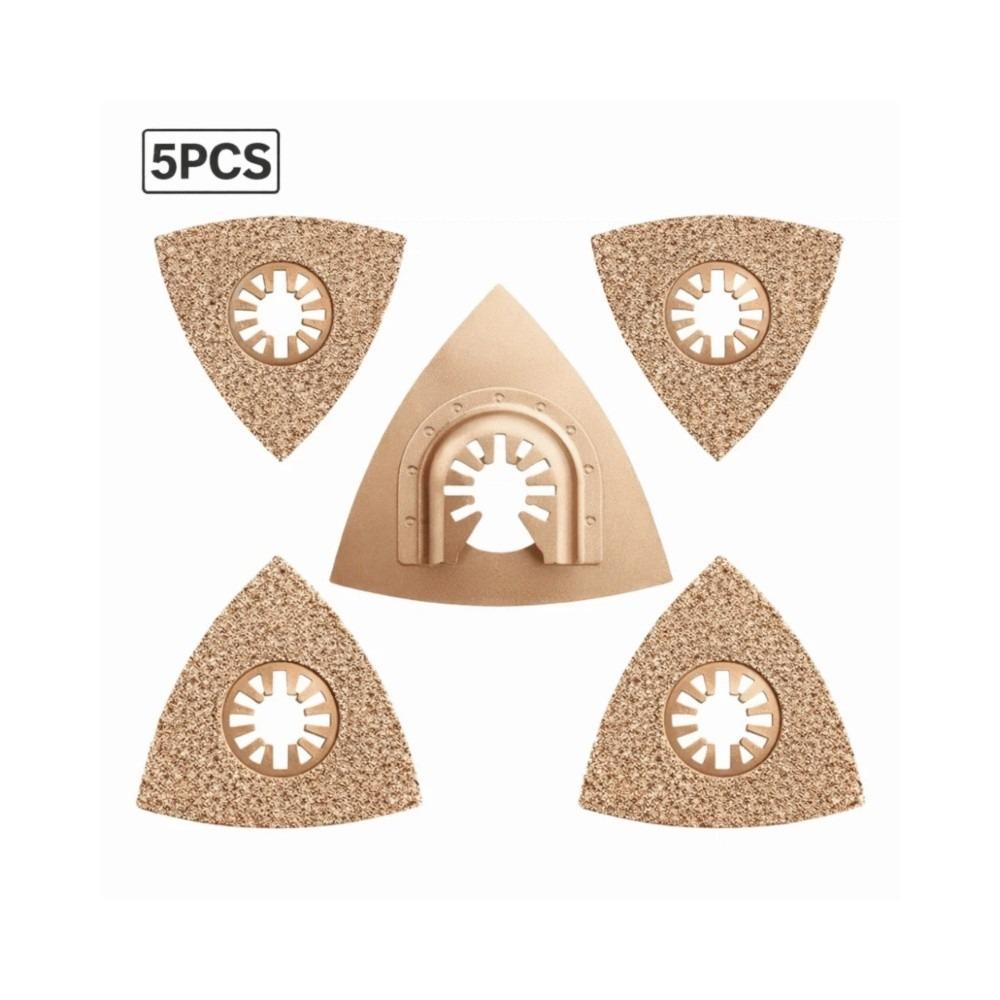 5pcs Carbide Grit Oscillating Multitool Blades Carbide Rasp Blades Multitool Saw Blades Rasping
