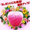 Lucky Feng Good Crystal Gift [TradeWind] Apple, Shui, Fortune, Ornament, Suncatcher, (Blue)
