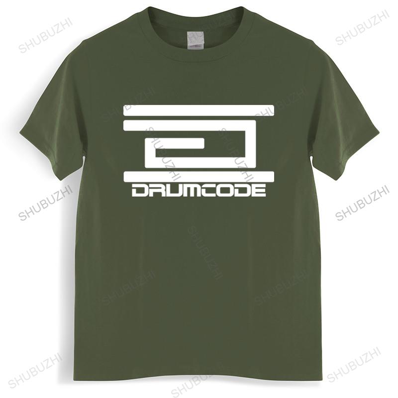 T-shirt męski bawełniany topy Drumcode Records,Adam Beyer,Szwedzki Techno,Slam,Joey Beltram,Maceo Plex Nadruk Czarny męski t-shirt rozmiar euro