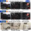 For Citroen C2 C3 Car Armrest Box Central Storage Box Interior Retrofit USB Charging Ashtray Car Accessories
