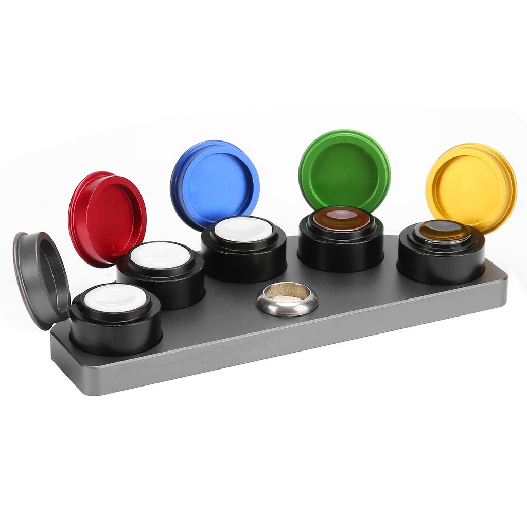 Watch Oiler Kit Alloy Five Holes Watch Oil Dishes Oil Cup Watch Repairing Part Accessory