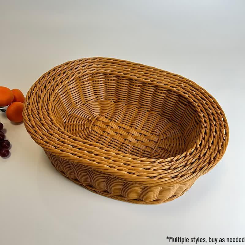 Handmade Imitation Rattan Woven Storage Baskets