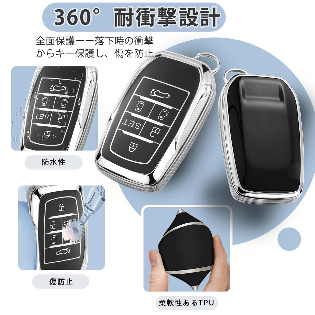 [Unhoke] Alphard Key Case Late 30 Series Key Cover Vellfire