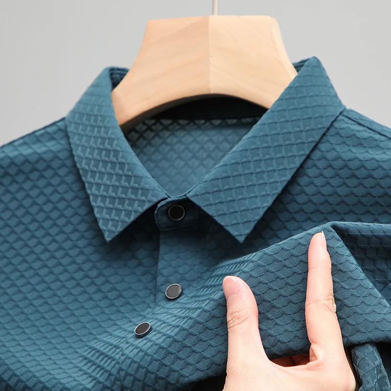 

-вип-ссылка: Мужская рубашка для гольфа, рубашка-поло с чешуйчатым узором