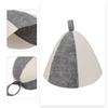 1pcs Wool Felt Sauna Hat Keep Warm Bath Hair Protection For Skin Head Anti-Heat Spa Sauna Hat Bathroom Cap Accessories