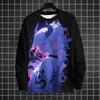 3D Anime Printing Men's Hoodless Sweatshirt Autumn Casual Comfortable Oversized Fashion Street Hip Hop Clothes