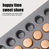 35 Grids Cupcake Baking Tray Carbon Steel Tart Quiche Mold Mini Muffin Pan  Brownie Making