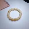 New Chinese Style Women's Natural Bodhi Cat's Claw Bracelet - 18 Beads, 12mm, Original Design.