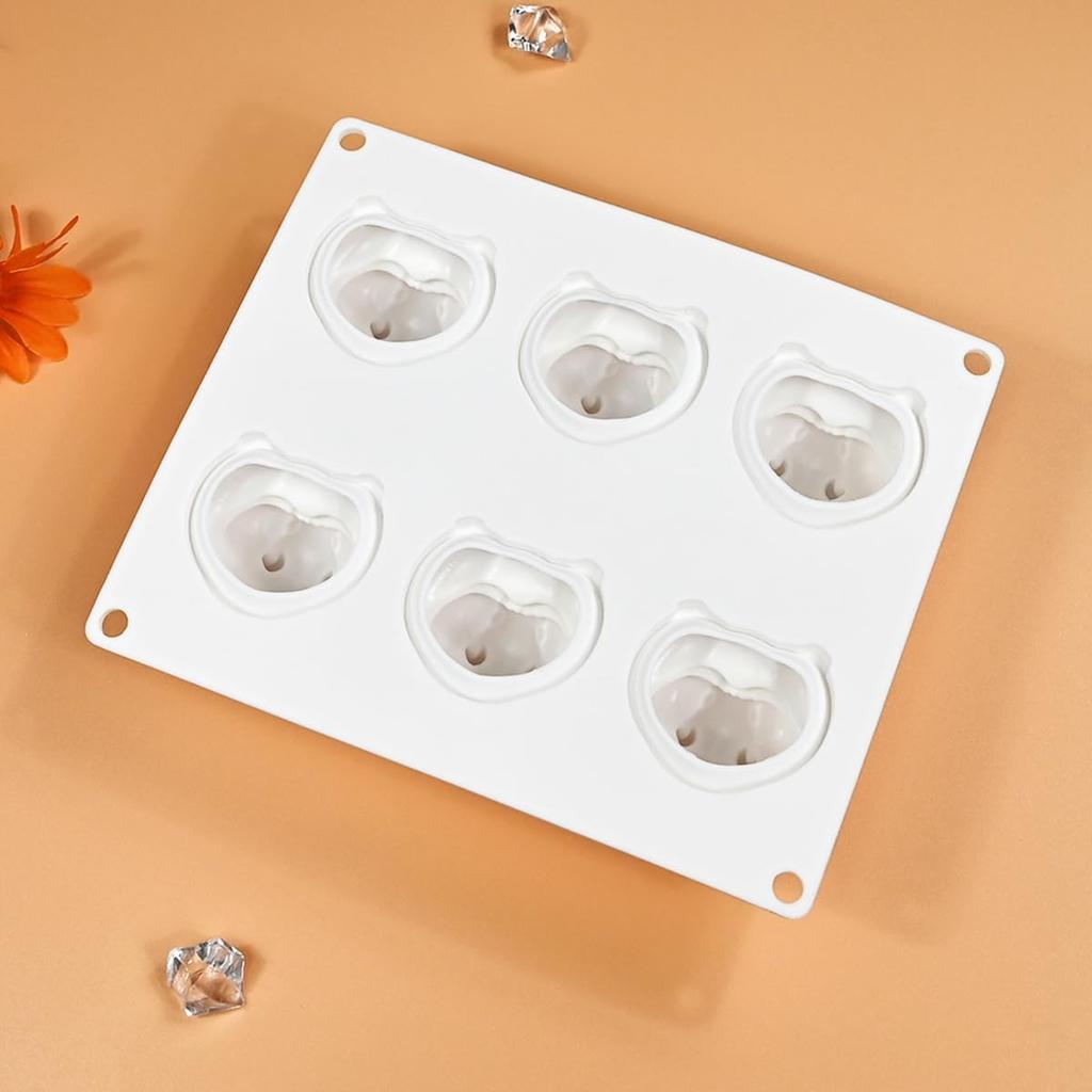 Mostsom 3D Hamster Shape Silicone Mold Cake Baking Molds for Dessert Cake Mousse Heart Shape Molds for Making Handmade Soap Making Chocolate Mould