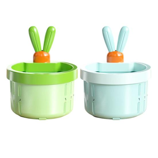2PCS Cactus Sink Drain Basket, 3-Inch Diameter, Easy Pop-Up Waste Disposal Filter Draining Basket, for Kitchen Standard Drains