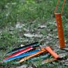23cm 31cm U-Shaped Tent Nail 5 Colors Sand Peg High Quality Tent Stakes  Outdoor Camping Hiking