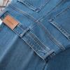 Women's Retro Slimming Blue High-Waisted Wide-Leg Jeans, Spring/Autumn 2025 Collection
