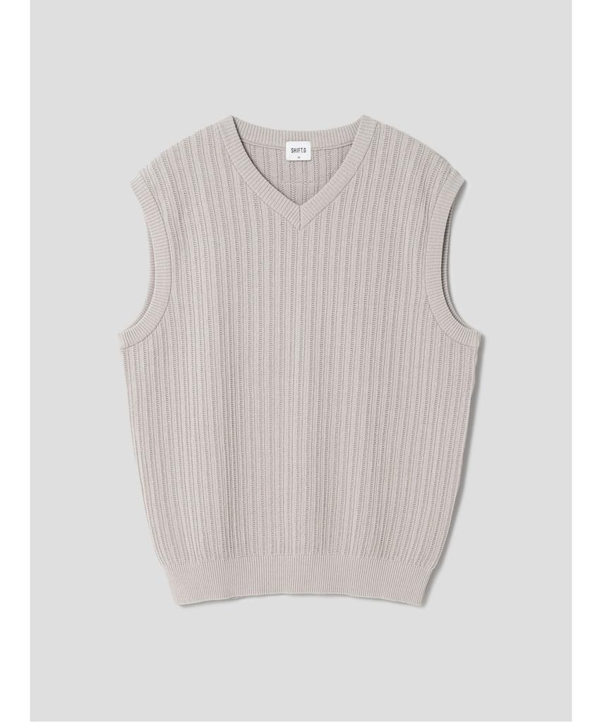 Shift.G Vneck Vest Beige