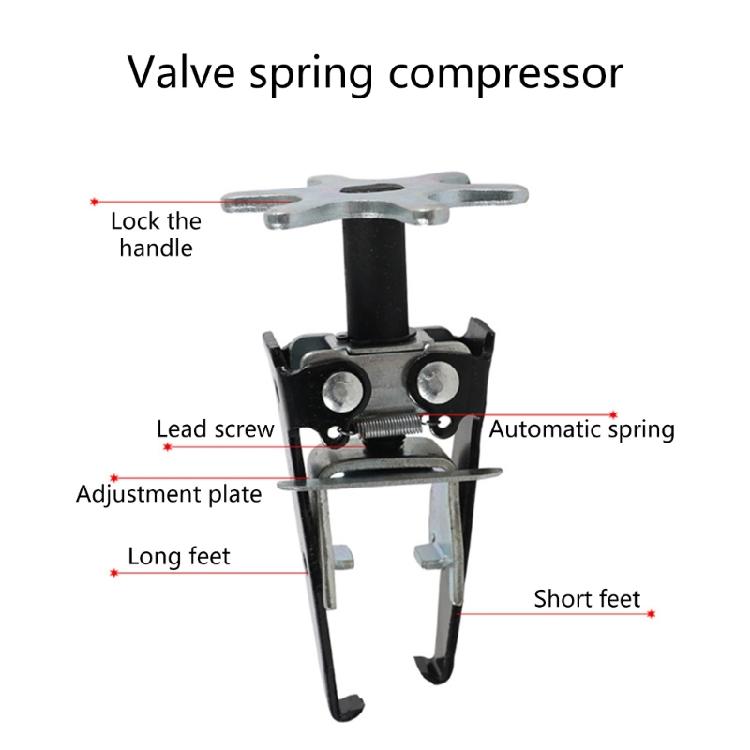 Not Corrosion Valves Spring Compressor Heavy Duty Automotive Tool Fatigue Frees Hand Repair Tool for Engine Maintenance