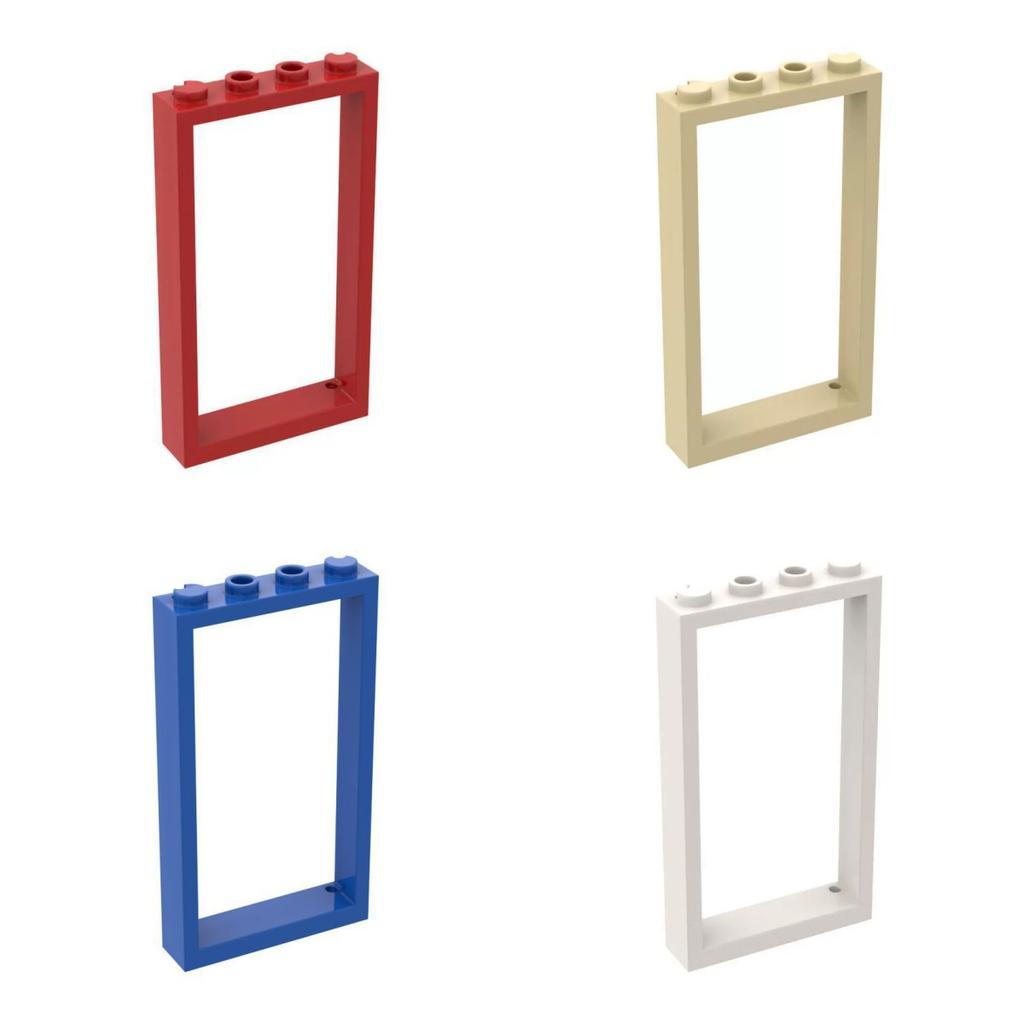 20 Stück Bausteine Tür, Rahmen 1 x 4 x 6 mit 2 Löchern 60596 30179 Kompatibel mitBauspielzeug Technisches Spielzeug