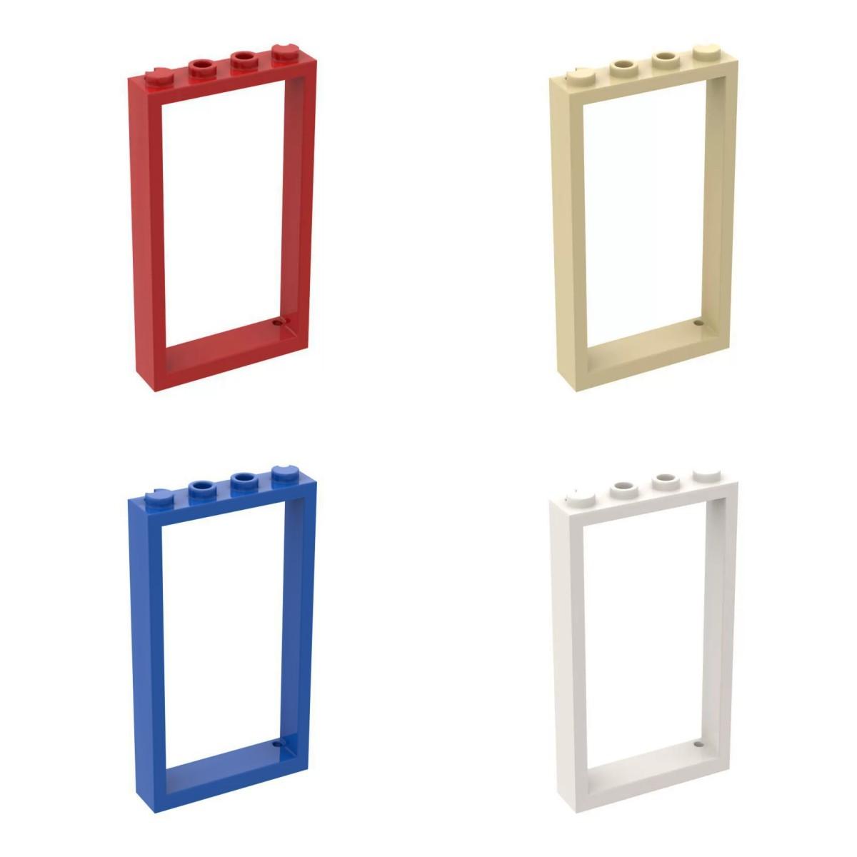 20 шт. Детали Лего Дверь, Рама 1 x 4 x 6 с 2 отверстиями 60596 30179 Совместимо сКонструкторы Строительные блоки Техническая игрушка