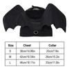 1 Stück Schwarzes Fledermaus-Haustierkostüm Mit Flügeln Niedliche Katzenkleidung Für Halloween-Party Cosplay-Outfit Für Hunde Bequem Leicht zu Tragen