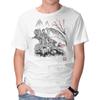 Unisex Crew Neck T-Shirt Toothless Sumi-e Graphic Short Sleeve Casual Tee