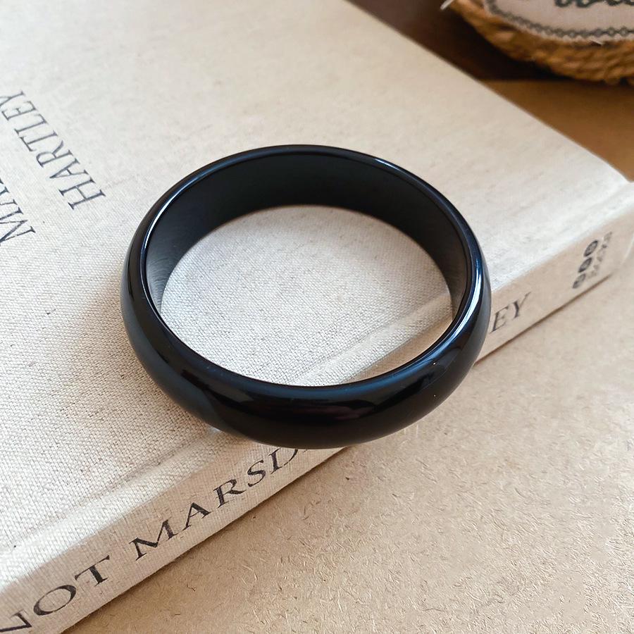 Gold-Plated Geometric Open Bangle – Korean-Style, Luxury Retro Bracelet with Unique Design for Women