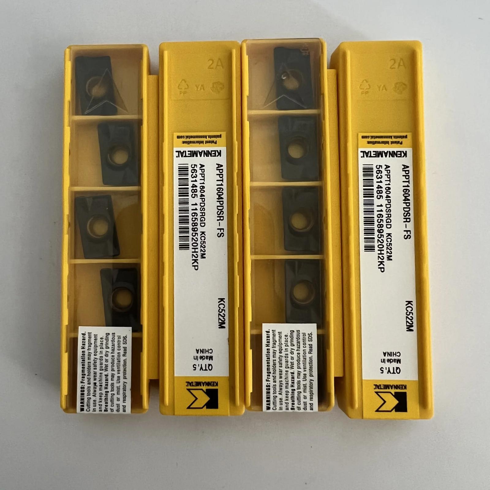

Original / APPT1604PDSR-FS KC522M / Industrial indexable Carbide Inserts 10 Pcs