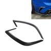 1 Pair Car Rear Bumper Wind Knife Left Right Glossy Carbon Fiber Rear Bumper Spoiler Replacement for Kia Stinger 2018 to 2025