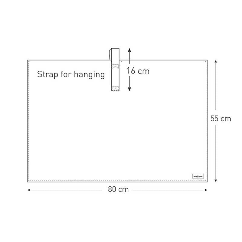 Große Badematte mit Waffelmuster - Blassrosa